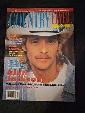 March 1993 Country Fever Magazine with Alan Jackson on Cover
